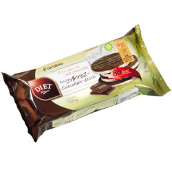 TORTITAS DE ARROZ CHOCOLATE C/LECHE D.R. 135GR